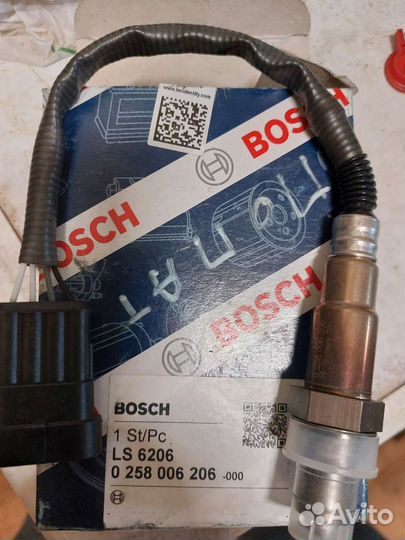 0258006206 датчик кислорода bosch, лямбда