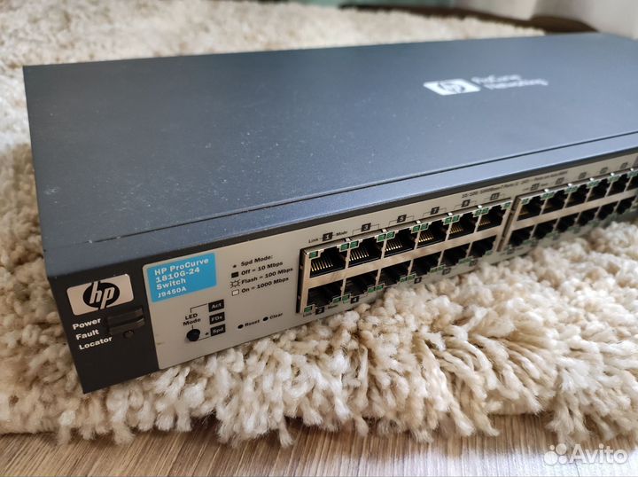 Коммутатор свитч HP 1810G - 24 он же J9540A