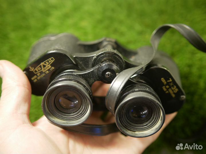 7х Средний полевой бинокль широкого угла. Япония