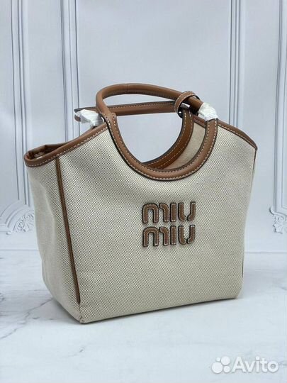 Сумка шопер miu miu новая коллекция