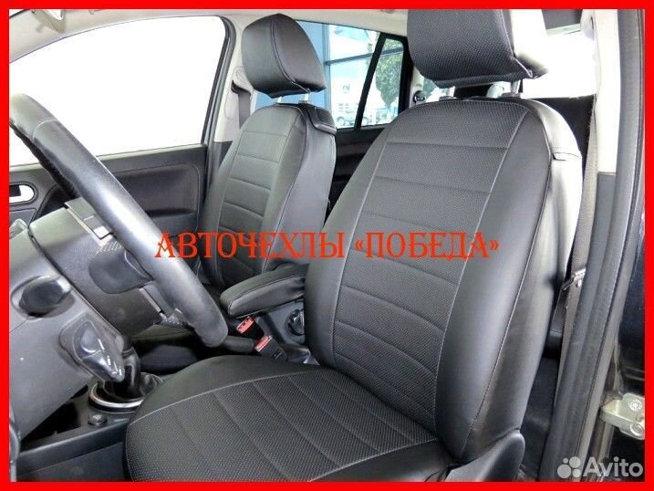 Чехлы Ford Ecosport из экокожи чёрные Классика