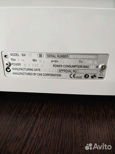 Электронные кухонные весы CAS SW-5, новые