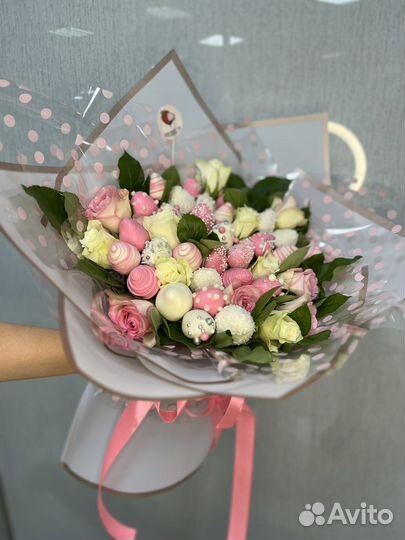 Букет клубника в шоколаде