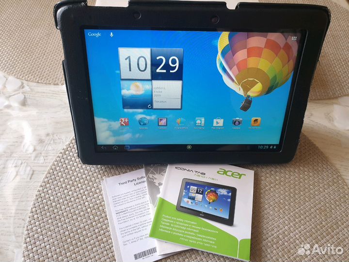 Планшет Acer Iconia Tab A511 Black (Ростест)