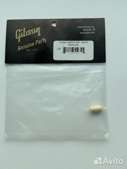 Колпачок Gibson prtk-020 Toggle Switch Cap White