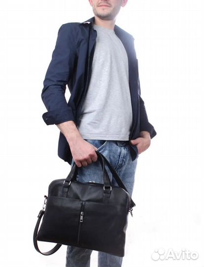 Мужская сумка/сумка для ноутбука эко кожа новая