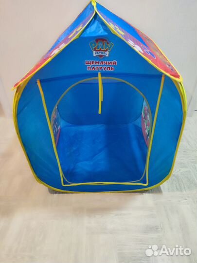 Детская игровая палатка щенячий патруль