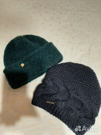 Шапка женская вязаная теплая