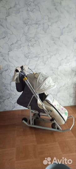 Детские санки коляска