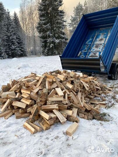 Дрова березовые. Колотые
