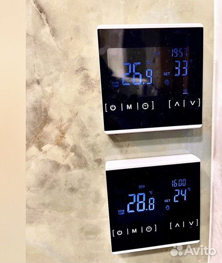 Умный термостат tuya avatto WiFi для теплого пола