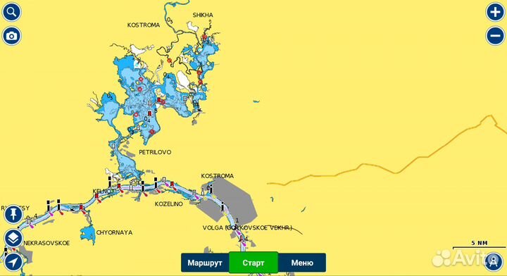 Обнов Навигатор Navionics Карты глубин Garmin рыба