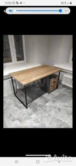 Тумба выкатная с тремя ящиками