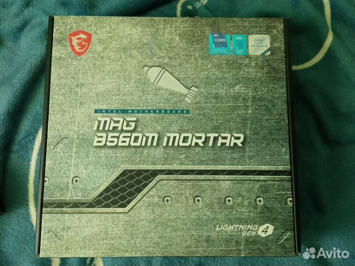 Материнская плата lga 1200 b560 с процессом i3