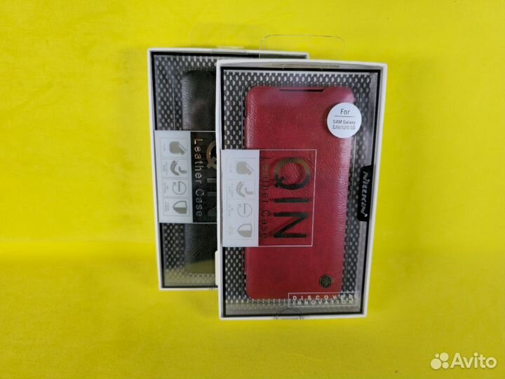 Чехол-книжка Leather Case Nillkin Samsung S20