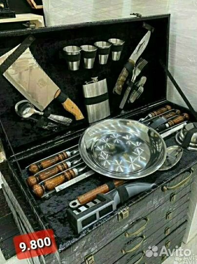 Шашлычный набор шампуров