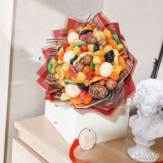 Вкусный букет, съедобный букет, фруктовая корзина