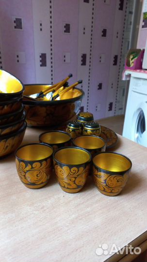 Набор для окрошки хохлома СССР