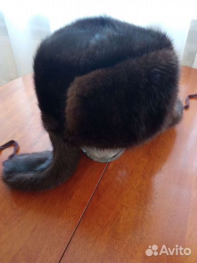 Мужская шапка ондатровая ротфронт