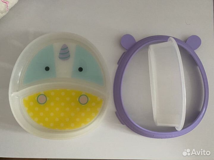 Skip-Hop Тарелка 2 в 1 Единорог