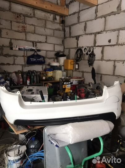 Задний бампер на Гранту седан