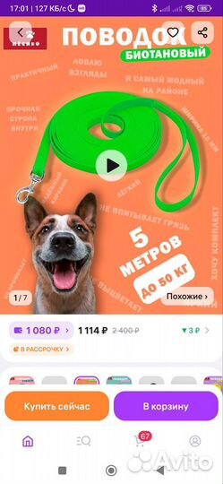 Поводок для собак