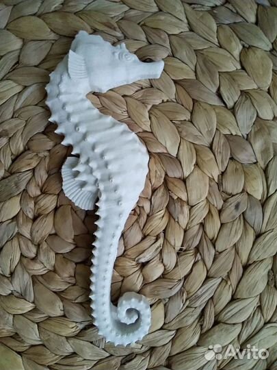 Морские ракушки, коньки из гипса для оформления ин