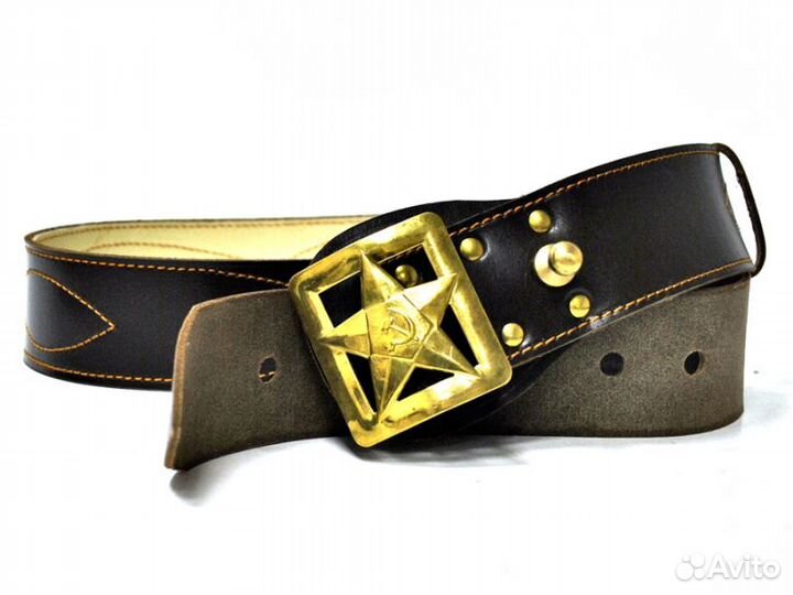 Ремень офицерский со звездой са