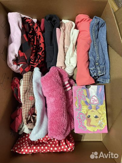 Вещи пакетом на девочку 74-80-86