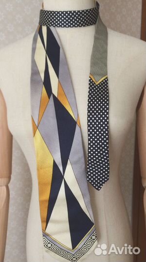 Галстук Versace шёлк винтаж