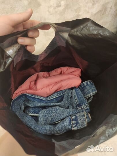 Пакет с вещами размера s - m
