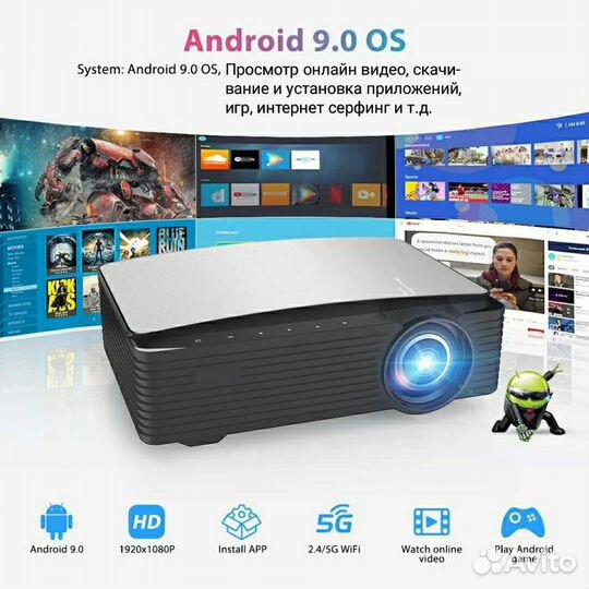 ThundeaL YG651 multiscreen проектор новый 1080
