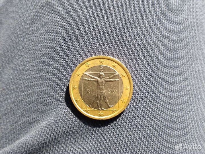 Продам 1 euro 2002 R
