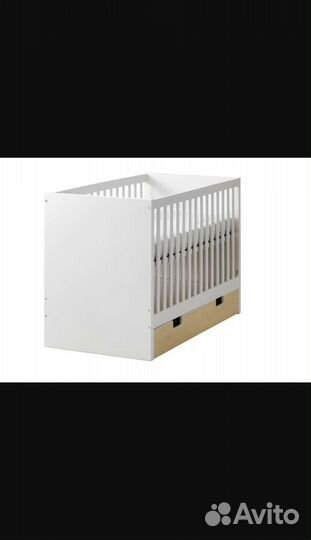 Детская кроватка Stuva IKEA с ящиками