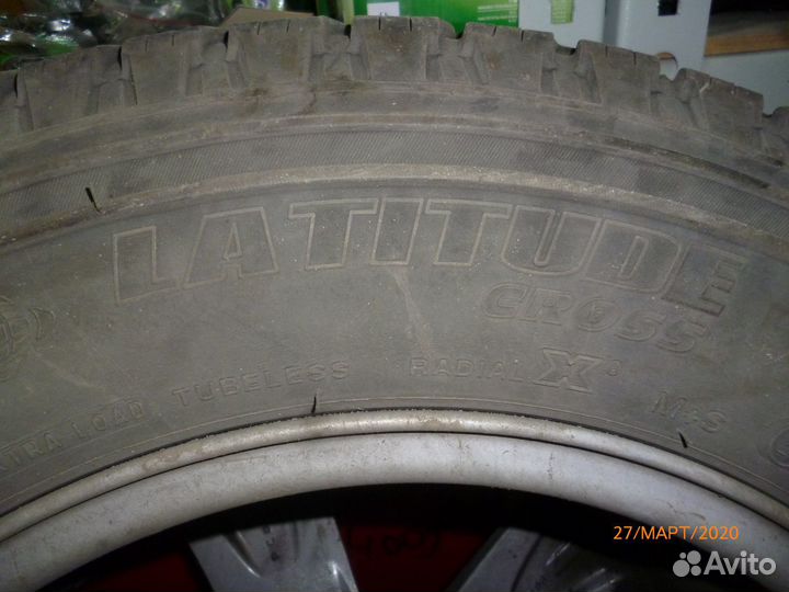 Michelin latitude cross 215/65 r16 102h на дисках