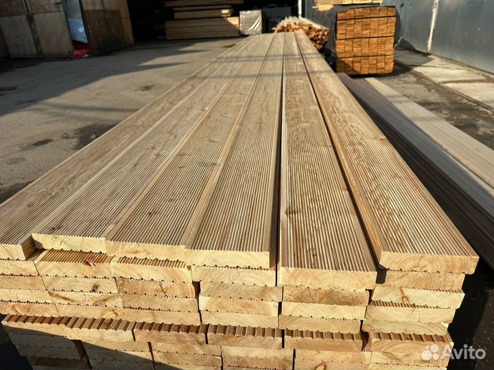 Террасная доска вельвет из лиственницы