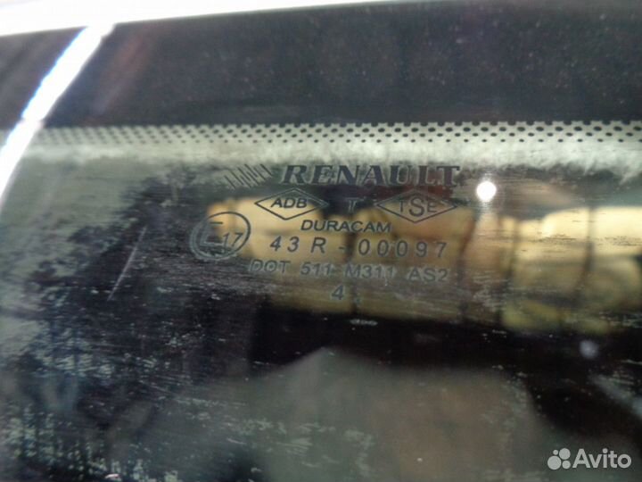 Стекло заднее Renault Symbol I рестайлинг (2002—20