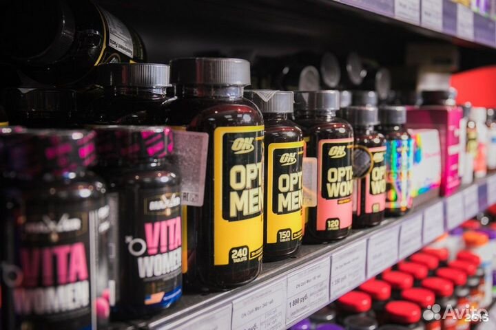 Магазин спортивного питания / Прибыль 100000