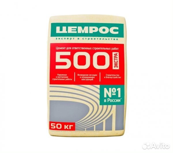 Евроцемент Цемрос М500 Д20 50 кг