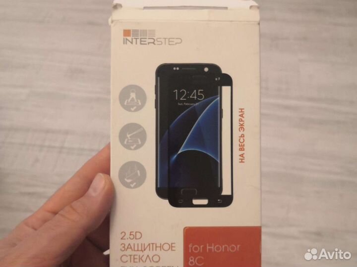 Защитное стекло interstep для honor 8C