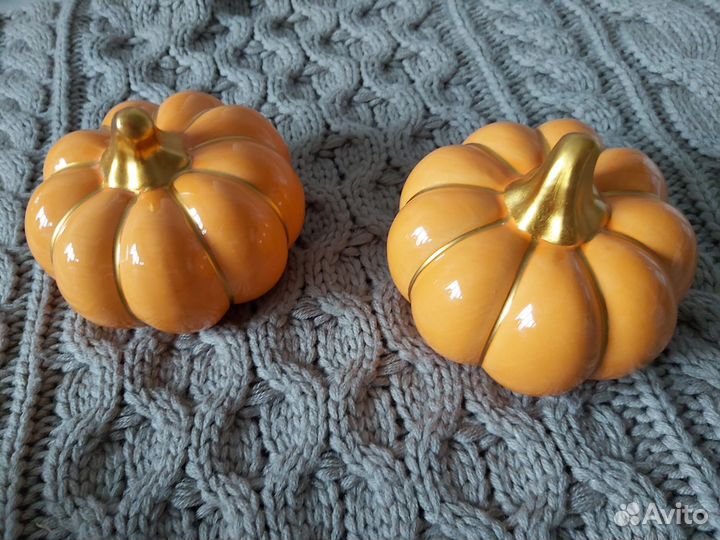 Тыква -шкатулка,конфетница,сахарница и декор