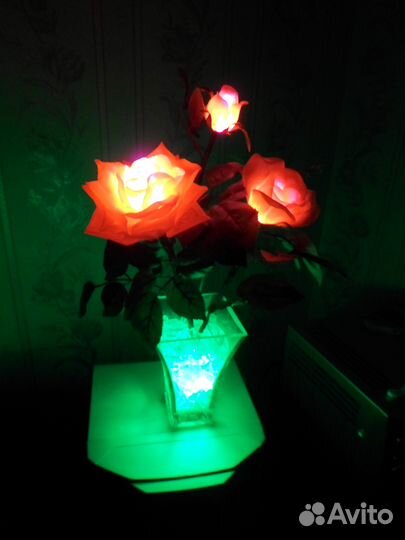 Светящиеся цветы