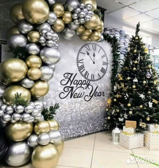 Елка искусственная, гирлянда елочная