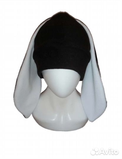 Шапка с ушами зайца