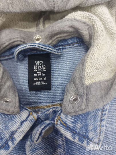 H&M джинсовка и куртка