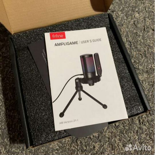 Новый конденсаторный микрофон Fifine Ampligame A6V