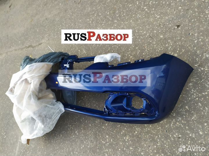 Бампер окрашенный в цвет Рено Логан 2 Сандеро