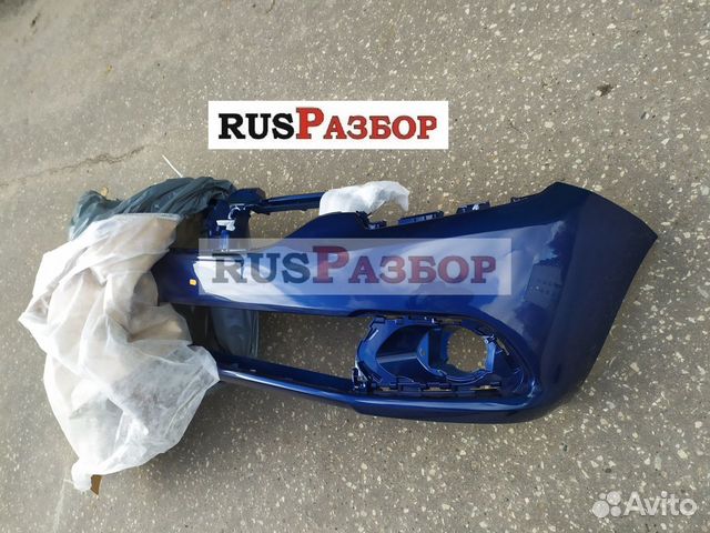 Бампер окрашенный в цвет Рено Логан 2 Сандеро