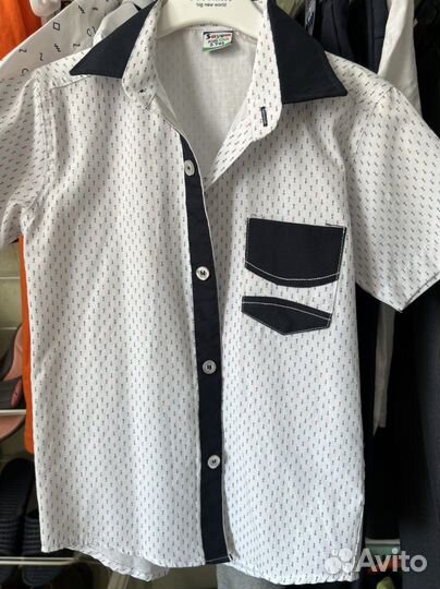 Рубашка для мальчика 110-116