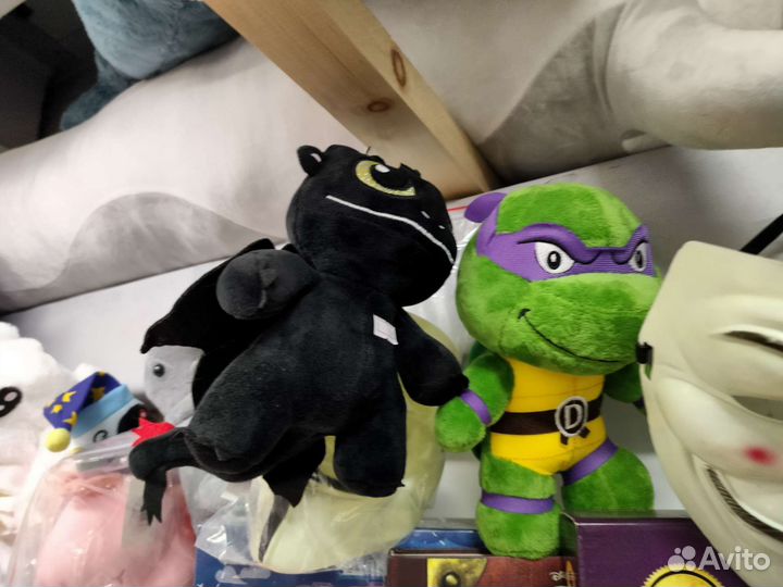 Черепашка нинзя мягкая 25 см